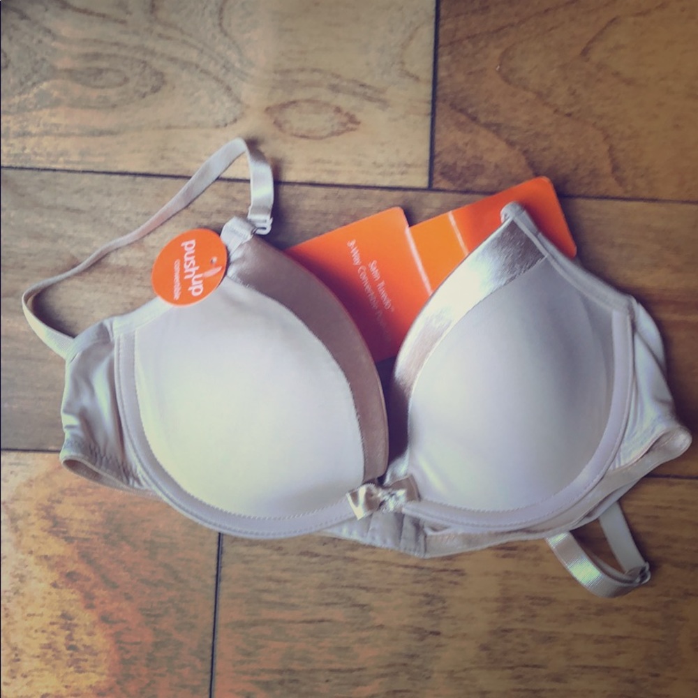 NWT Warner’s convertible t-shirt push up bra 34a